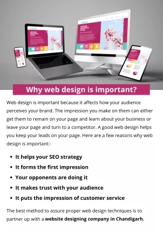 why web design is important