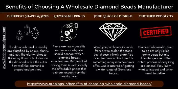 benefits of choosing a wholesale diamond beads