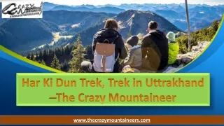 Har Ki Dun Trek, Trek in Uttrakhand -The Crazy Mountaineer