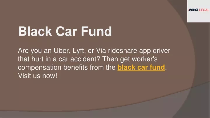 black car fund