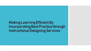 Instructional Designing Services | Acadecraft