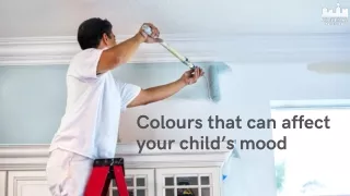 Colours that can affect your child’s mood