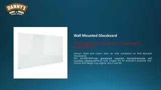 wall mounted glassboard
