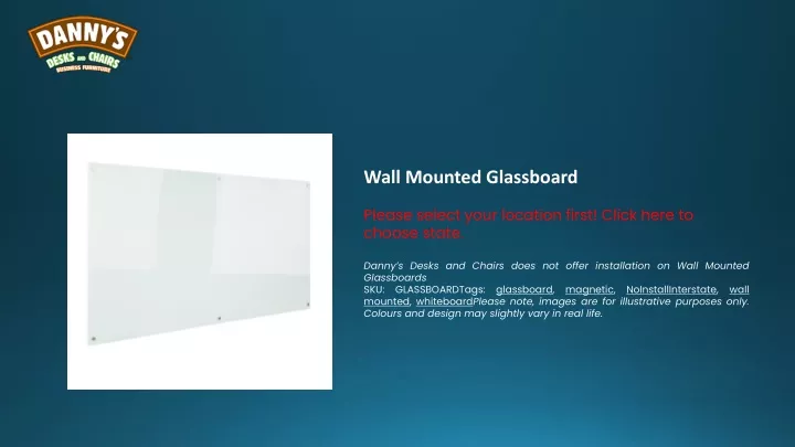 wall mounted glassboard