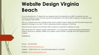 website design virginia beach