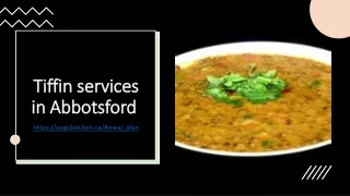 tiffin services in abbotsford