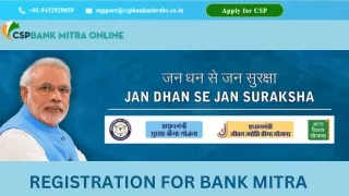 Improve your Bottom Line through CSP Bank Mitra Online