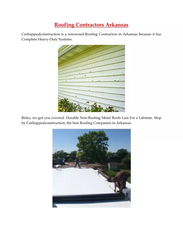 roofing contractors arkansas