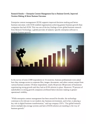 research results research results decision making