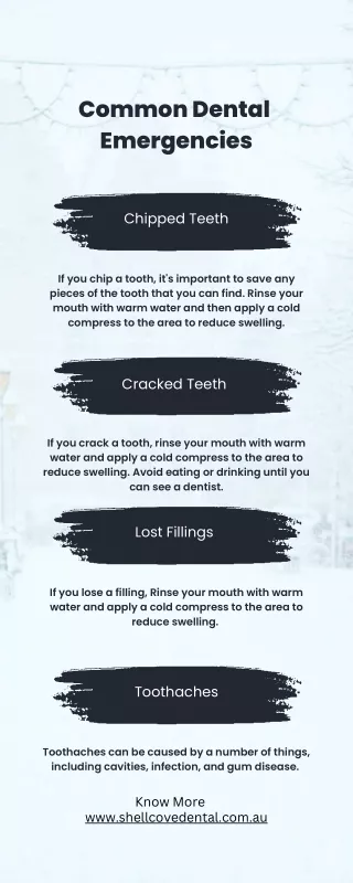 Common dental emergencies