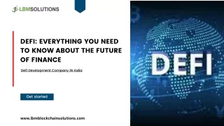 DeFi Everything you need to know about the future of  finance