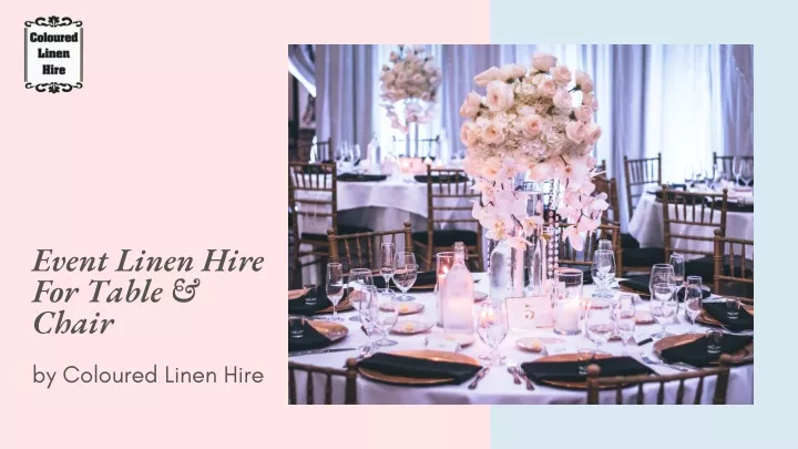 event linen hire for table chair