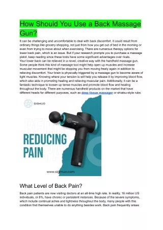 S-1 How Should You Use a Back Massage Gun_.docx