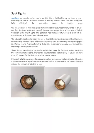LED Spot Light
