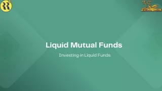 Liquid Mutual Funds