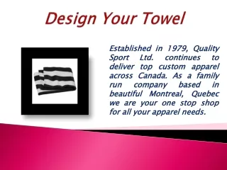 design your towel