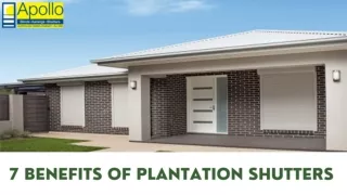 7 Benefits Of Plantation Shutters
