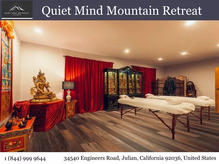 quiet mind mountain retreat