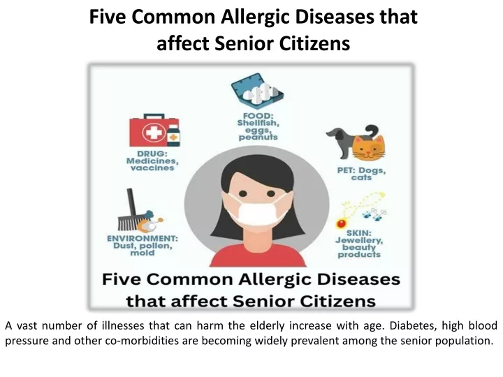 five common allergic diseases that affect senior