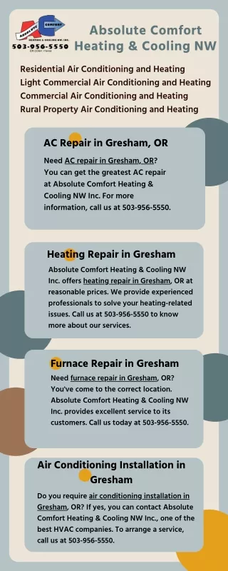Heating Repair in Gresham