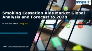 Smoking Cessation Aids Market Segmentation, Size, Share, Trends Forecast to 2028