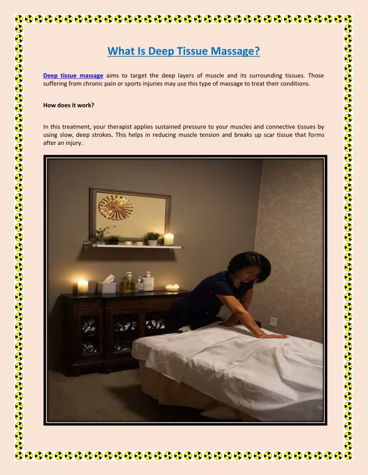 what is deep tissue massage