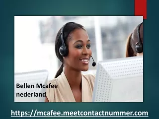 Bellen Mcafee nederland