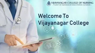 GNM Nursing College in Bangalore - Vijayanagar College of Nursing