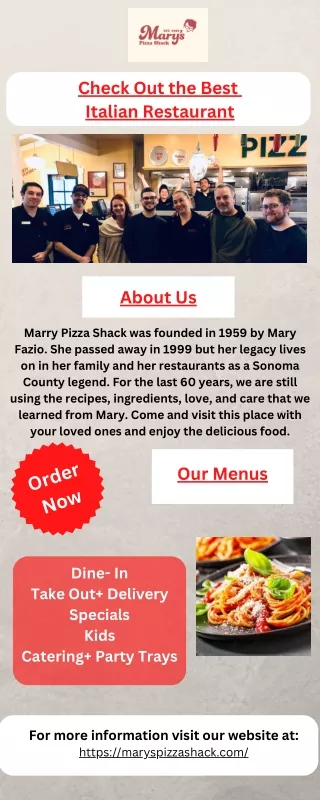Check Out the Best Italian Restaurant