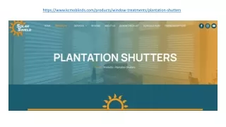 Plantation Shutters