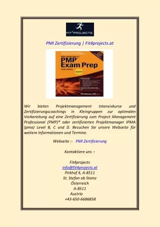 pmi zertifizierung fit4projects at