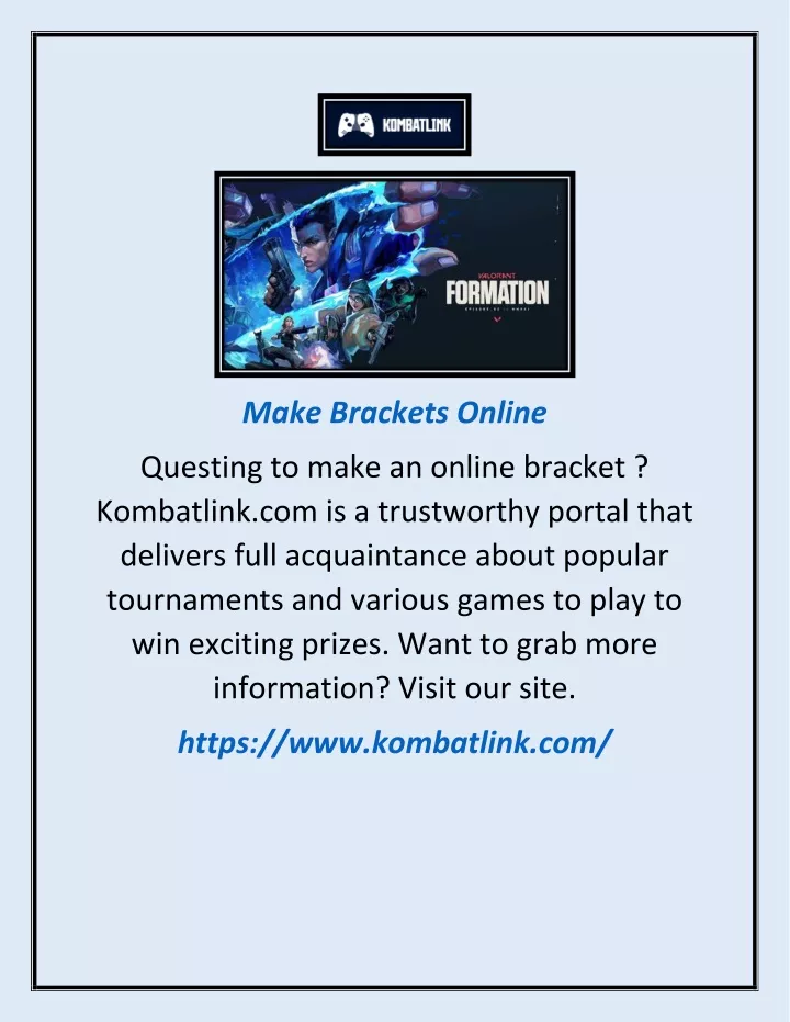 make brackets online