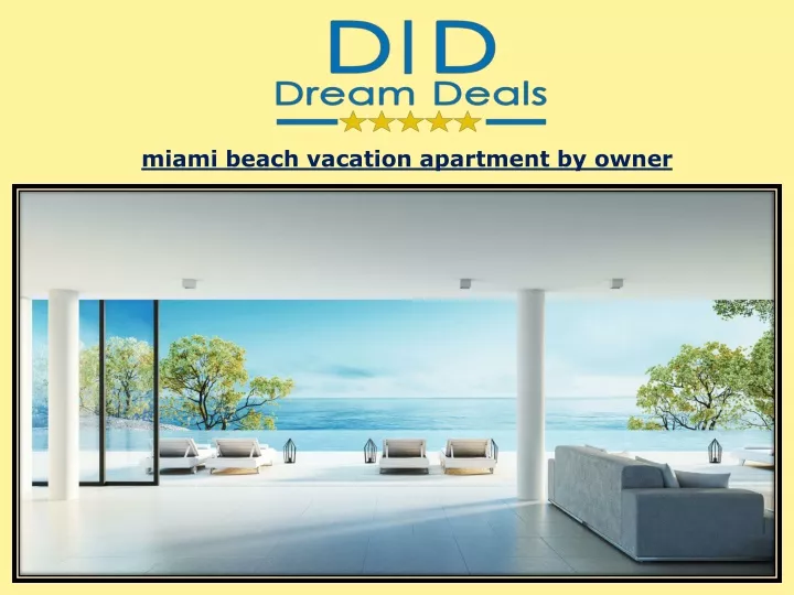 miami beach vacation apartment by owner