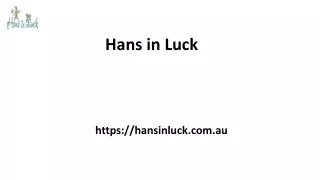 Hans in Luck Hansinluck.com.au....... (1)