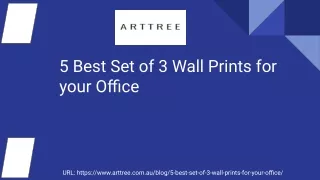 5 best set of 3 wall prints for your office