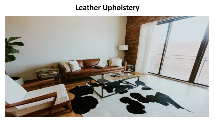 leather upholstery