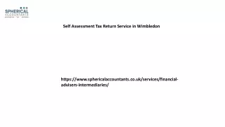 Self Assessment Tax Return Service in Wimbledon Sphericalaccountants.co.uk....