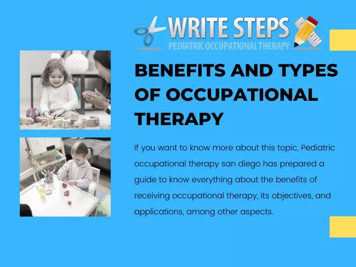 benefits and types of occupational therapy