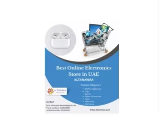 Best online electronics store in UAE