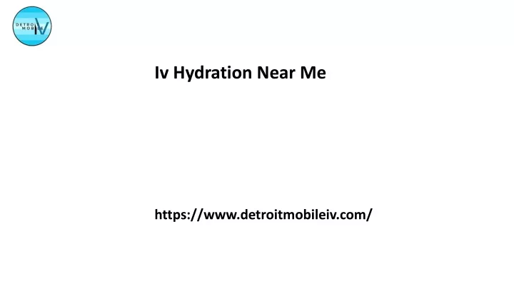 iv hydration near me