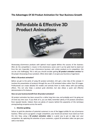 The Advantages Of 3D Product Animation For Your Business Growth.docx