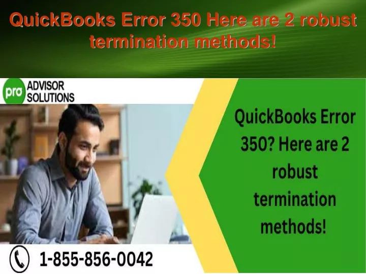 quickbooks error 350 here are 2 robust termination methods