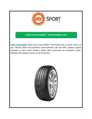 Letne pnevmatike | Pnevmatike.com