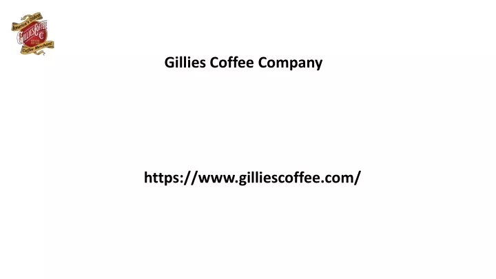 gillies coffee company