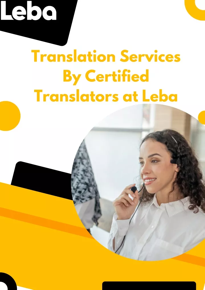 translation services by certified translators