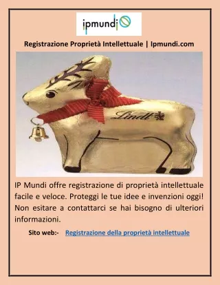registrazione propriet intellettuale ipmundi com