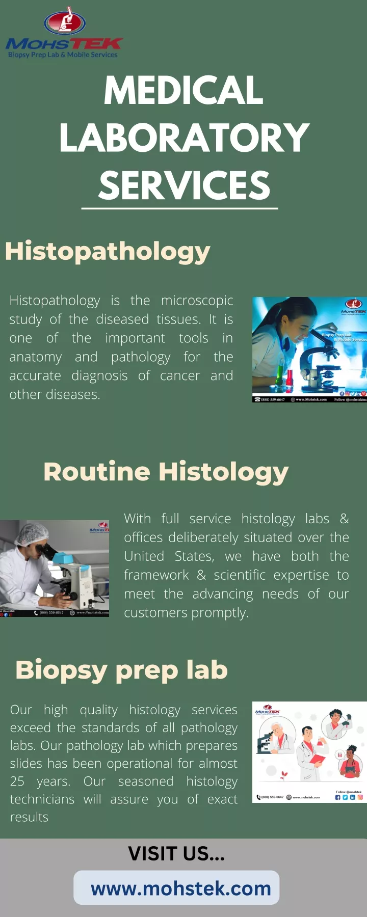 medical laboratory services histopathology