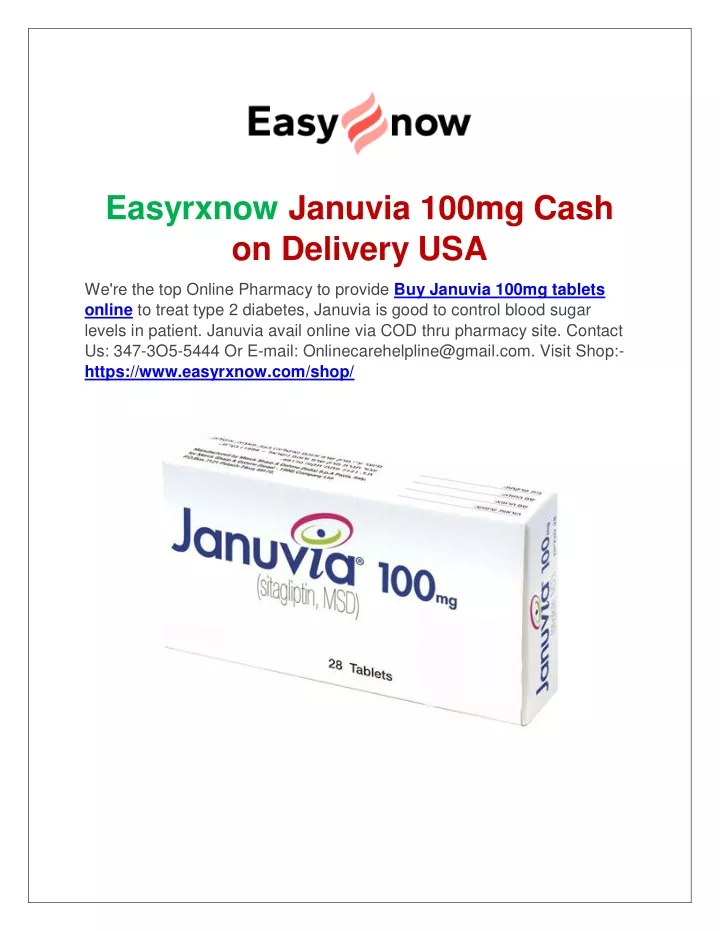 easyrxnow januvia 100mg cash on delivery usa