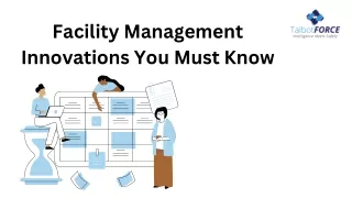 Facility Management Innovations You Must Know