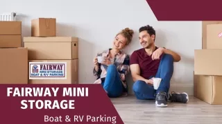 Affordable Rental Storage Service in Alvin - Fairway Mini Storage